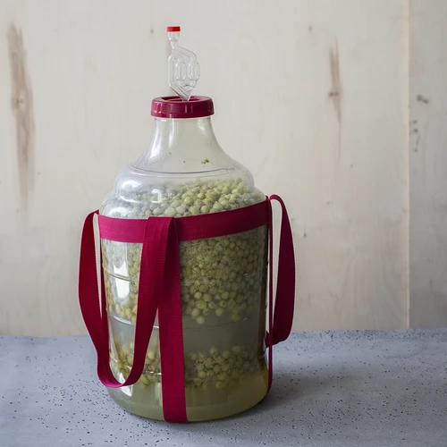 Balon za vino lagan, nelomljiv, s remenima, 20 L - 13