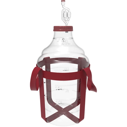 Balon za vino lagan, nelomljiv, s remenima, 25 L  - 1 