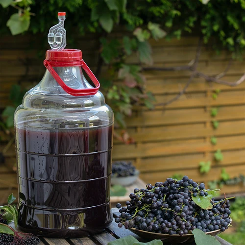 Balon za vino lagan, nelomljiv, s ručkom, 15 L - 7