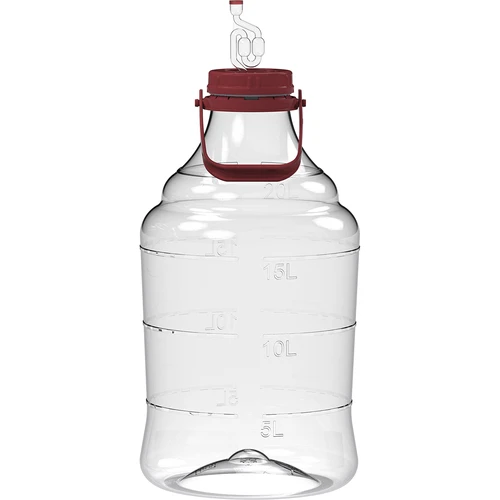 Balon za vino lagan, nelomljiv s ručkom, 20 L  - 1 