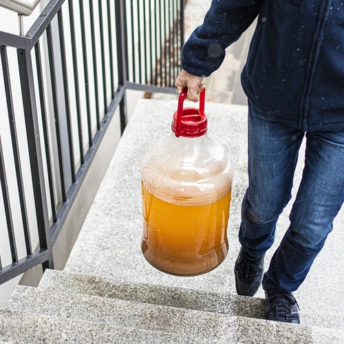 Balon za vino lagan, nelomljiv s ručkom, 20 L - 15