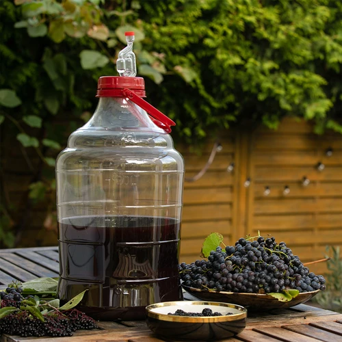 Balon za vino lagan, netlomljiv, s ručkom, 25 L - 7