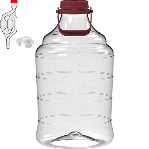 Balon za vino lagan, netlomljiv, s ručkom, 25 L - 2