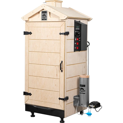 Bezokvirna pušnica dragON PLYWOOD NATURE s digitalnim kontrolerom, 200 L - 2