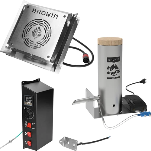 Bezokvirna pušnica dragON PLYWOOD NATURE s digitalnim upravljačem, 200L - 7