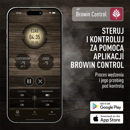 Bezokvirna pušnica dragON PLYWOOD NATURE s Wi-Fi upravljačem, 200 L - 11