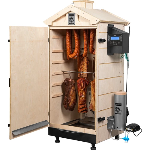 Bezokvirna pušnica dragON PLYWOOD NATURE s Wi-Fi upravljačem, 200L - 4