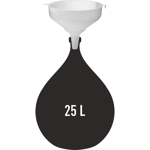 Bijeli plastični lijevak fi 25cm - 2