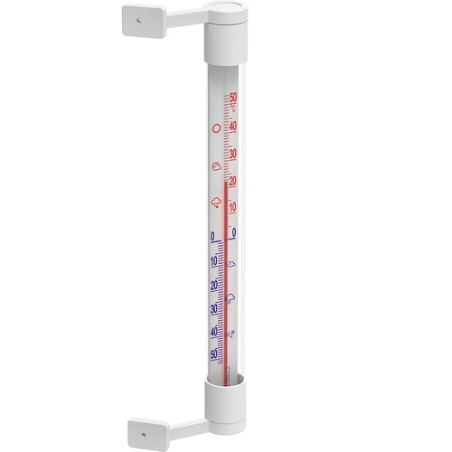 Bijeli vanjski termometar (-50°C do +50°C) 22cm - 2