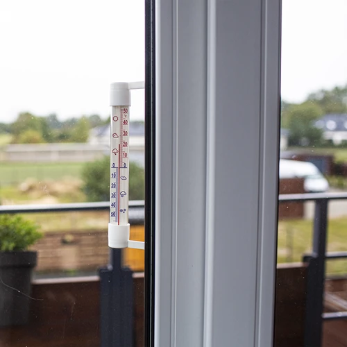 Bijeli vanjski termometar (-60°C do +50°C) 23cm - 2