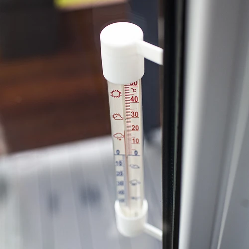 Bijeli vanjski termometar (-60°C do +50°C) 23cm - 4