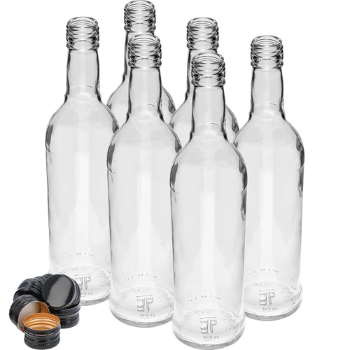 Boca 500 ml Vitka, s crnim čepom, za votku, 6 kom. - 3