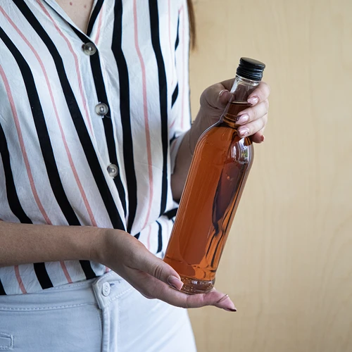 Boca 500 ml Vitka, s crnim čepom, za votku, 6 kom. - 8