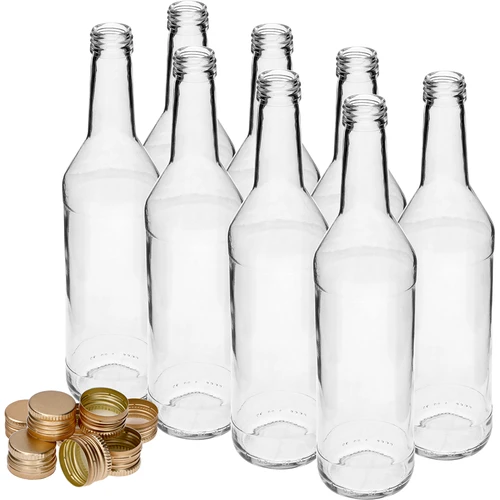 Boca 500 ml za votku ravna s čepovima - 8 kom. - 3