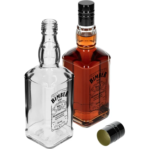 Boca Daniels 500 ml s čepom, natpis „Bimber OLD”, 1 kom. - 4
