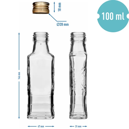 Boca Flora 100 ml s čepom fi28, 8 kom. - 7