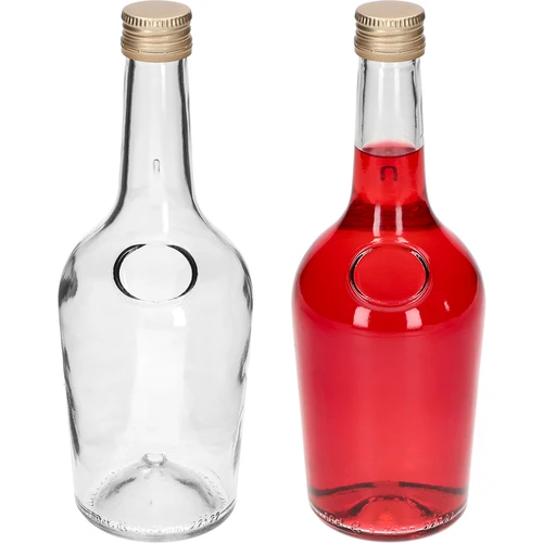 Boca GLORIA 0,5 L, sa zlatnim navojnim čepom fi 28, 1 kom. - 3