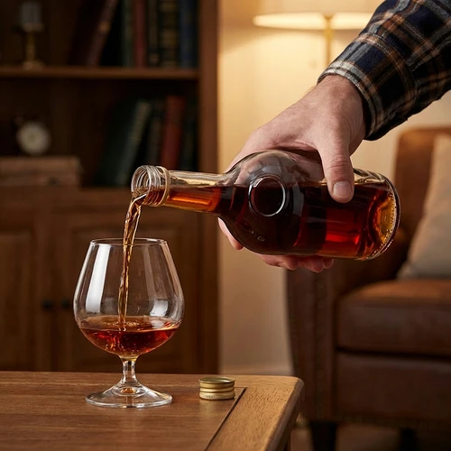 Boca GLORIA 0,5 L, sa zlatnim navojnim čepom fi 28, 1 kom. - 7