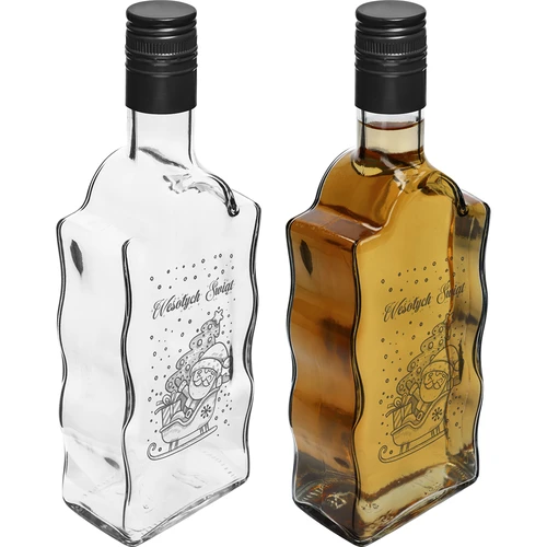 Boca Klasztorna 0,5 L s crnim navojnim čepom i motivom Djeda Božićnjaka - 3