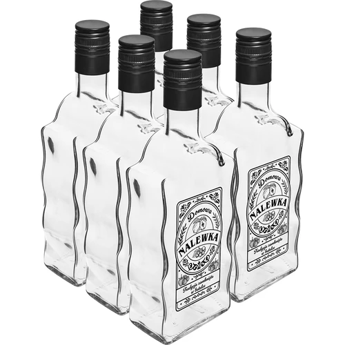 Boca Klasztorna 0,5 L s crnim navojnim čepom i natpisom Nalewka - 4