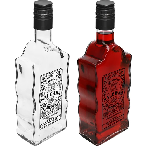 Boca Klasztorna 0,5 L s crnim navojnim čepom i natpisom Nalewka - 3