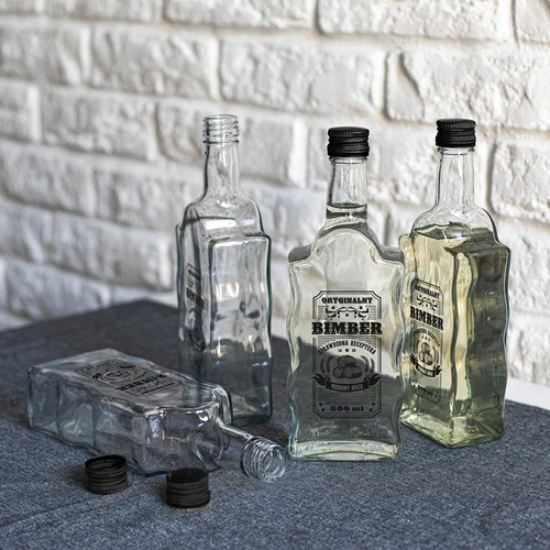 Boca Klasztorna 500 ml s navojnim čepom, natpis „Bimber”, 1 kom. - 6