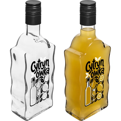 Boca Klasztorna 500 ml s navojnim čepom i natpisom „Cytrynówka”, uzorak 1 - 4