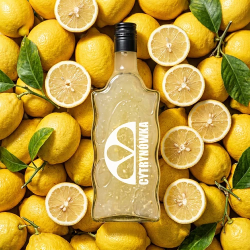 Boca Klasztorna 500 ml s navojnim čepom i natpisom „Cytrynówka”, uzorak 2 - 6