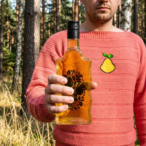 Boca Klasztorna 500 ml s navojnim čepom i otiskom „Voće”, uzorak 1 - 8