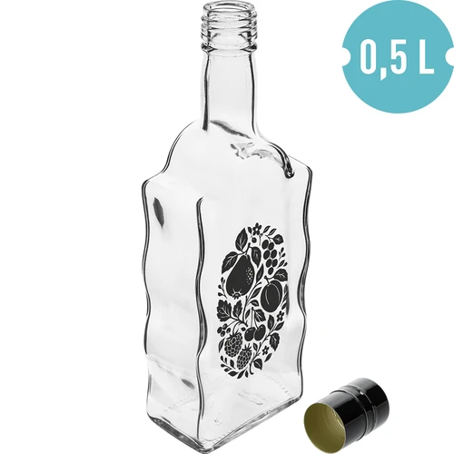 Boca Klasztorna 500 ml s navojnim čepom i otiskom „Voće”, uzorak 1 - 2