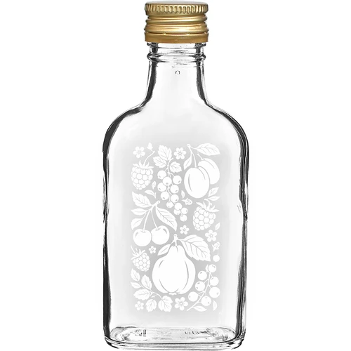 Boca pljoska 200 ml s čepom na navoj i otiskom „Voće”, uzorak 2
