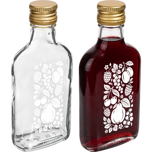 Boca pljoska 200 ml s čepom na navoj i otiskom „Voće”, uzorak 2 - 3