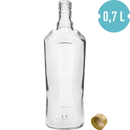 Boca „Safirna” 700 ml s navojnim čepom, 1 kom. - 3