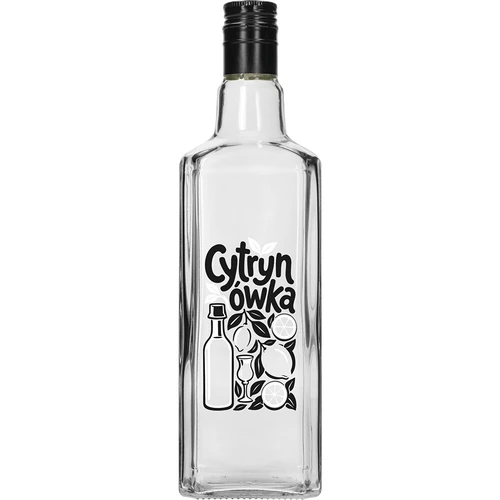 Boca Tynktura 500 ml s natpisom „Cytrynówka” i navojnim čepom