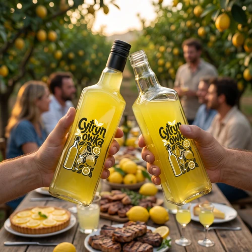 Boca Tynktura 500 ml s natpisom „Cytrynówka” i navojnim čepom - 7