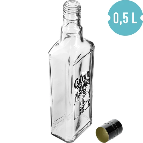Boca Tynktura 500 ml s natpisom „Cytrynówka” i navojnim čepom - 2