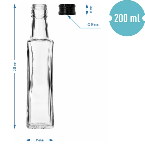 Boca Olimp 200 ml s navojnim čepom, 1 kom. - 8