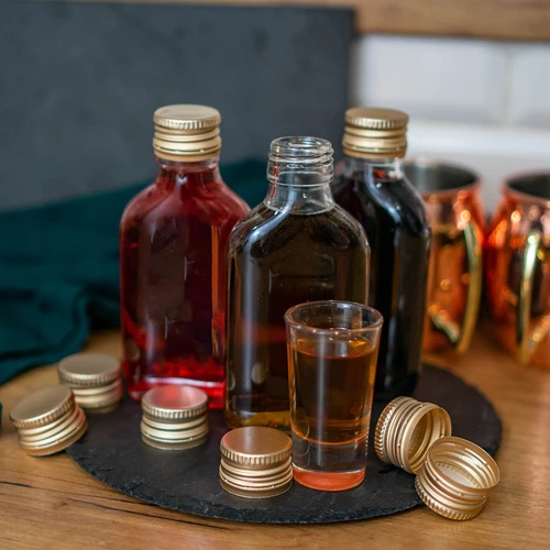 Boca za likere pljoska 100 ml + čep 8 kom. - 4