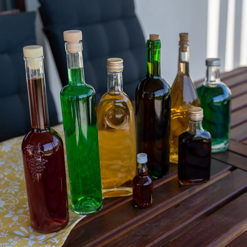 Boca za likere pljoska s čepom 200 ml 10 kom - 11