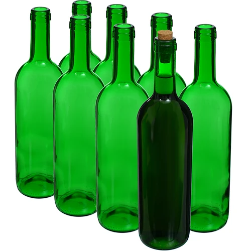 Boca za vino 0,75 L zelena - paket 8 kom. - 2