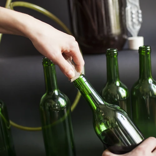 Boca za vino 0,75L s čepovima i kapicama - 12 kom. - 8