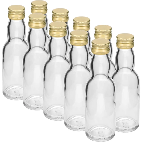 Bočica „Maluch” sa zlatnim navojnim čepom, 40 ml, 10 kom.