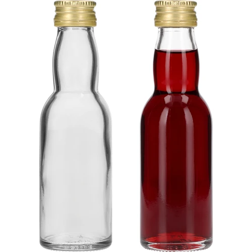 Bočica „Maluch” sa zlatnim navojnim čepom, 40 ml, 10 kom. - 4