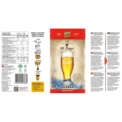 Brewkit Coopers 86 dana Pilsner - 5