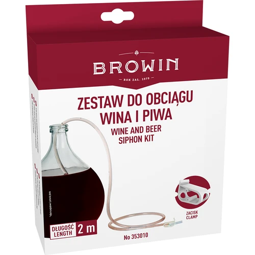 Cijev za pretakanje vina s kopčom - 2