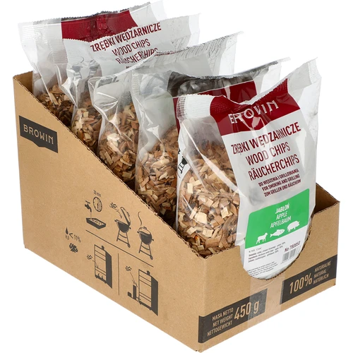 Čips za dimljenje/roštiljanje, jabukovina, 450 g, kl. 10 - 2