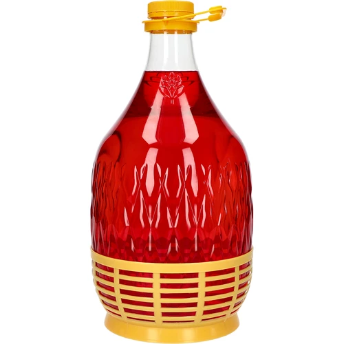 Demijon Dama 5 L PET, s čepom, ručkom i košaricom - 2