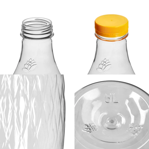 Demižon Dama 5 L PET, s navojnim čepom - 3