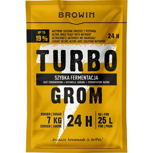 Destilacijski kvasac Turbo Grom 24h
