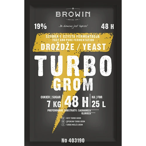 Destilacijski kvasac Turbo Grom 48h - 2